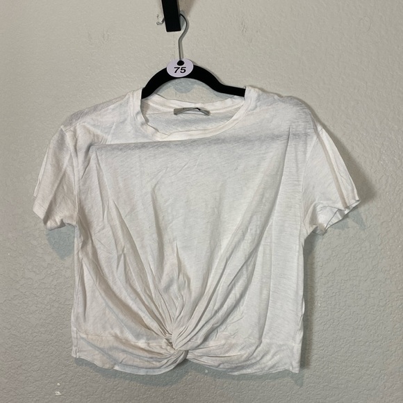 All Saints white knot front tee - Picture 2 of 6